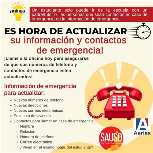 Emergency contacts